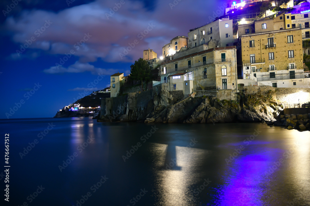 The old town of Minori, in the Amalfi coast, Italy.	