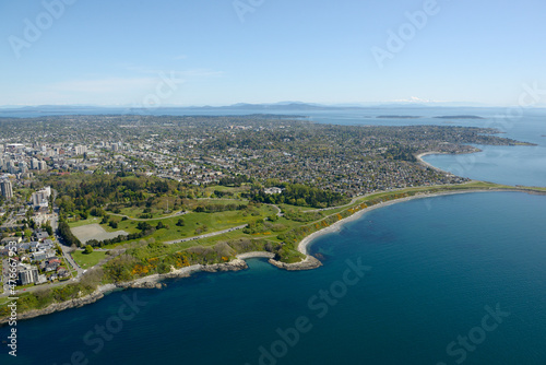 Aerial photo of Beacon Hill Park, Victoria, BC photo