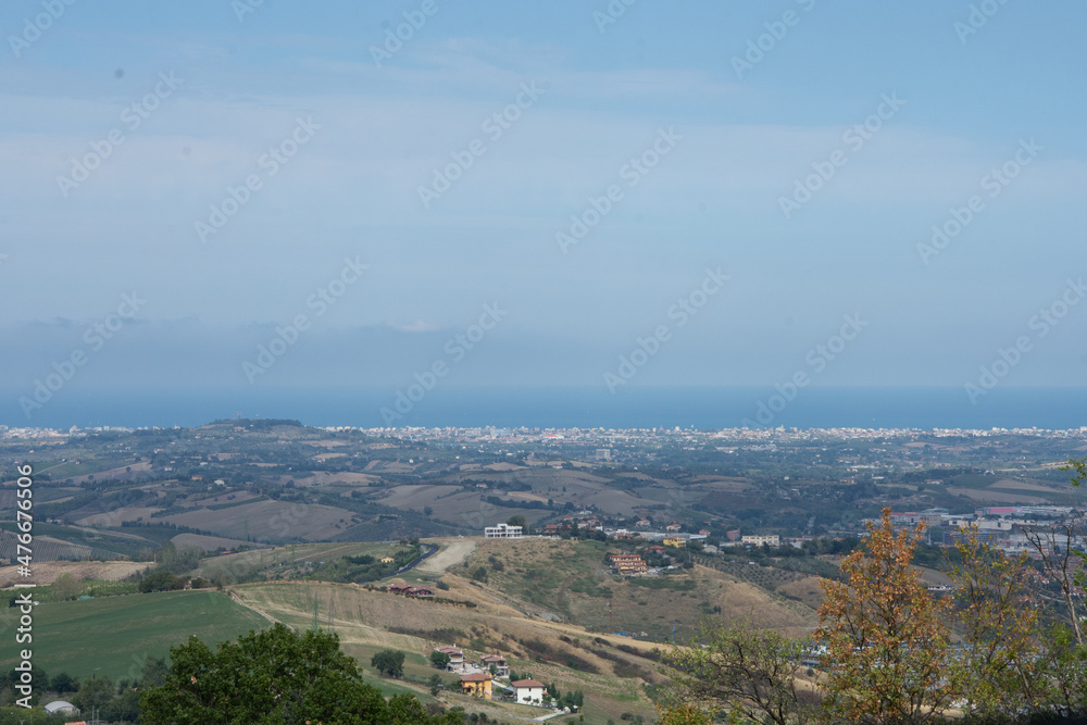 Aussicht aus San Marino