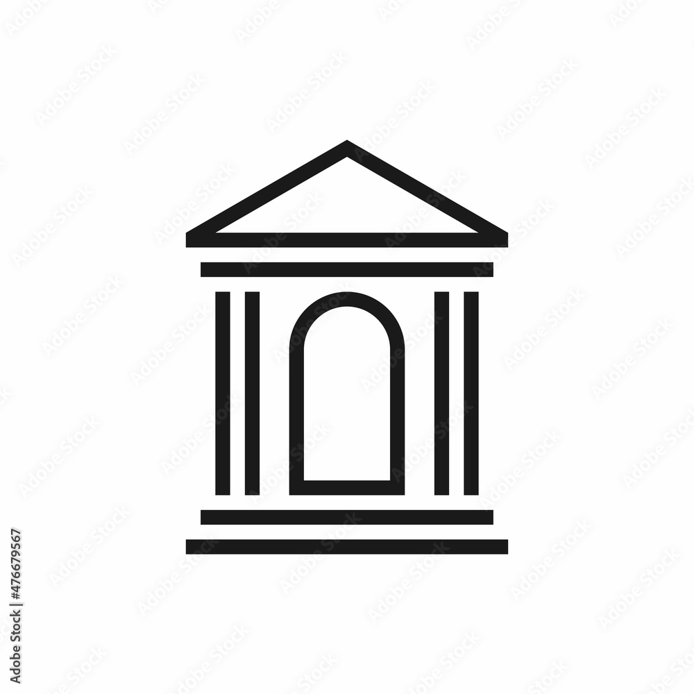 Fototapeta premium Historical Building logo design