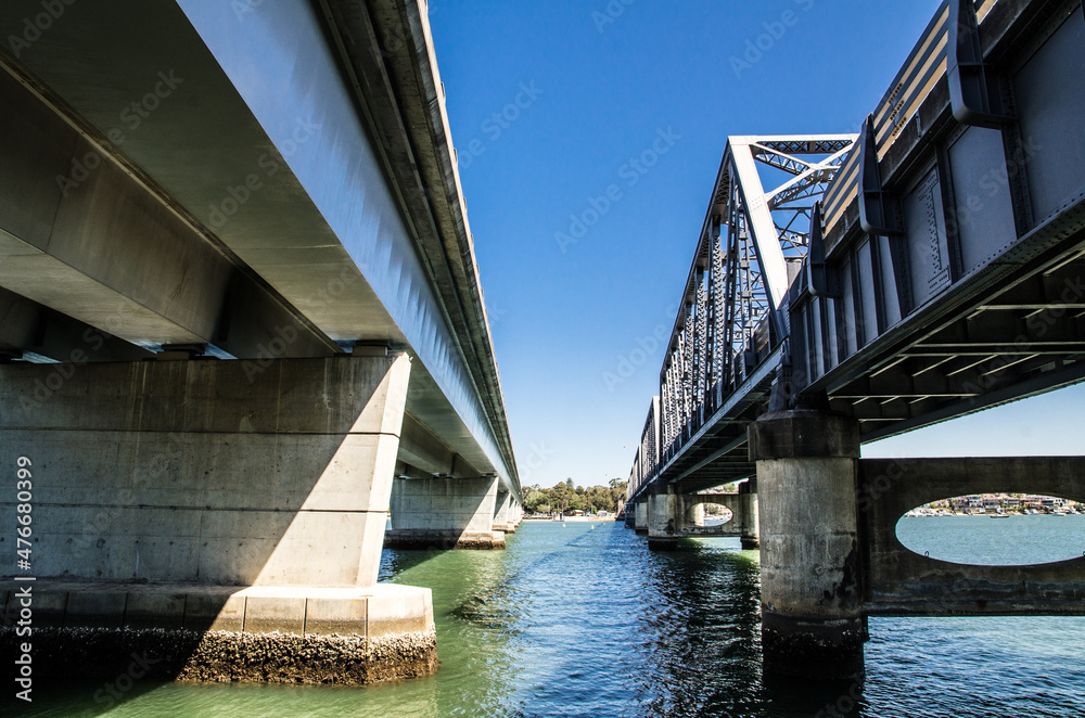 Tom Uglys Bridge is pratt truss spans that cross the Georges River in southern Sydney, in the state of New South Wales, Australia. Tom Uglys Bridge is pratt truss spans that cross the Georges River in southern Sydney, in the state of New South Wales, Australia.