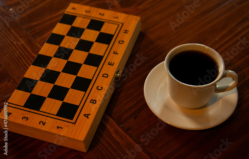 Taza con ajedrez 