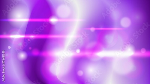 Pink Bokeh Light on wave background with motion light Particles