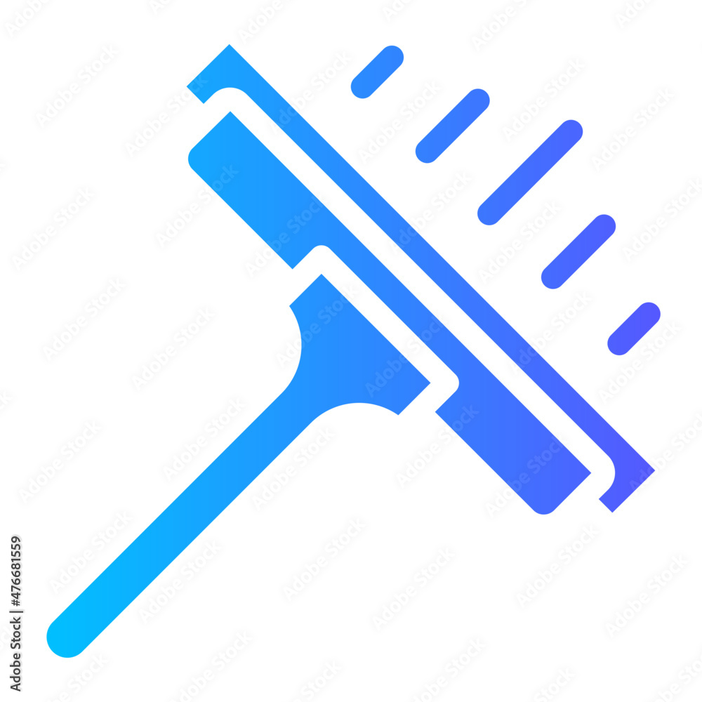 squeegee gradient icon