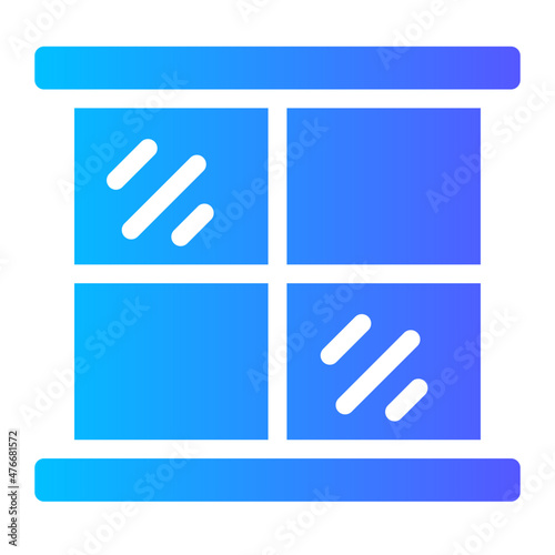 Window Cleaning gradient icon