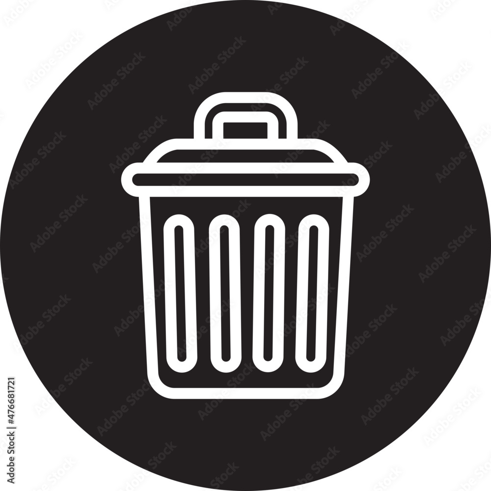 trash can glyph icon trash can glyph icon