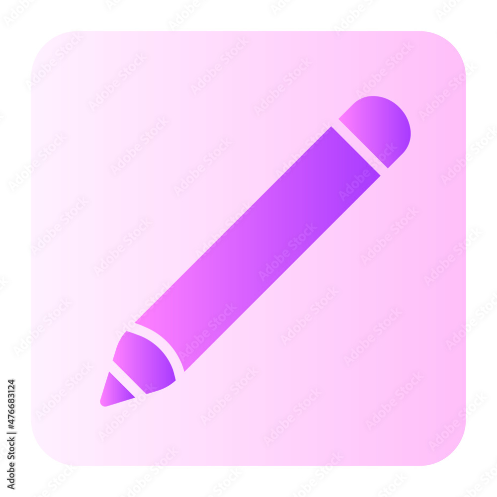 pencil gradient icon pencil gradient icon