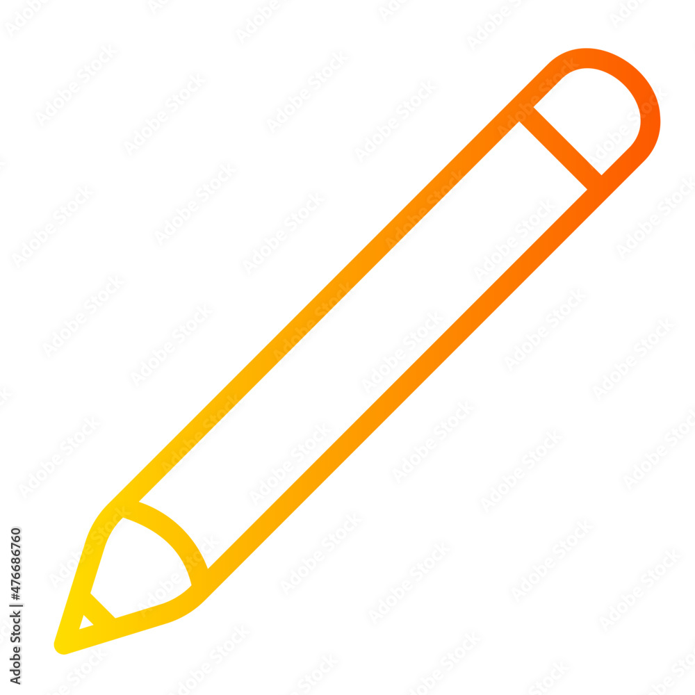 pencil gradient icon pencil gradient icon