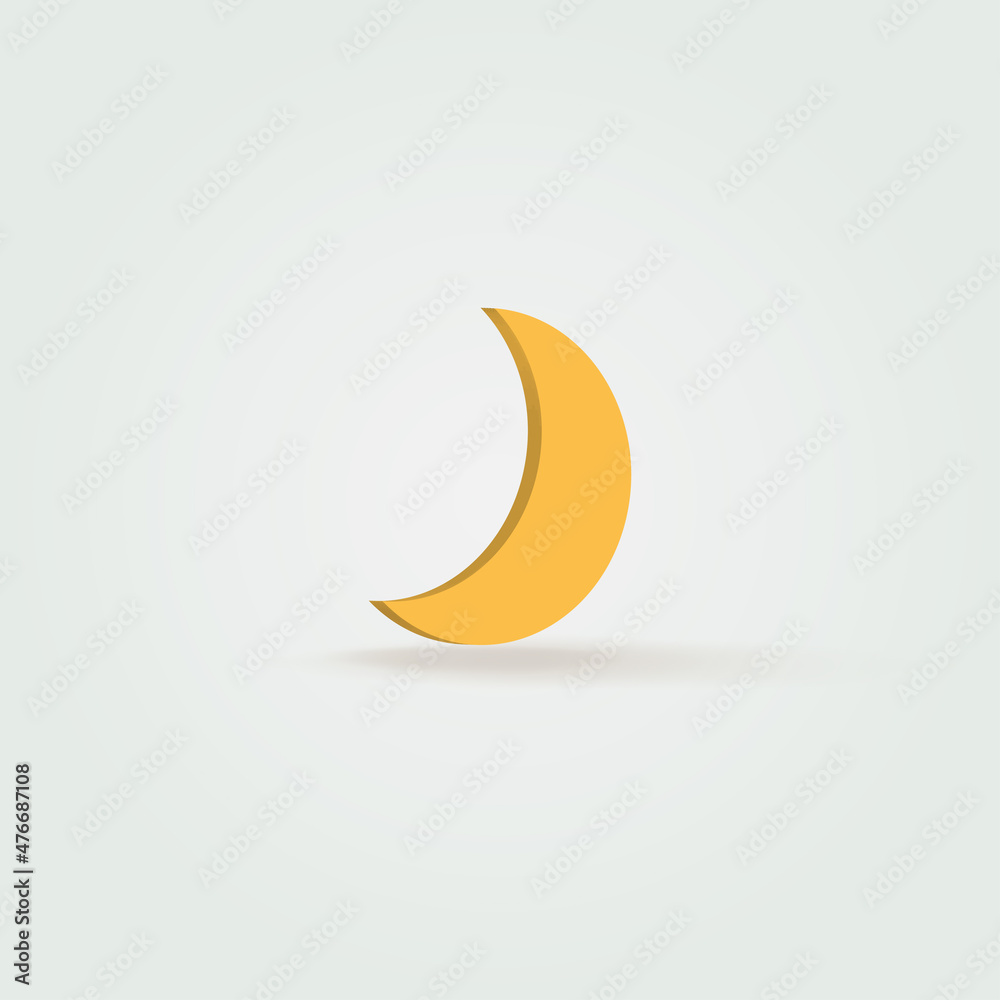 crescent moon icon 3d design.
suitable for web, app, UI, etc. crescent moon icon 3d design.
suitable for web, app, UI, etc.