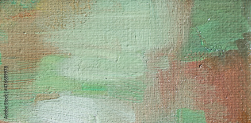 Abstract art background. Oil on canvas. Rough and express brushstrokes of paint.