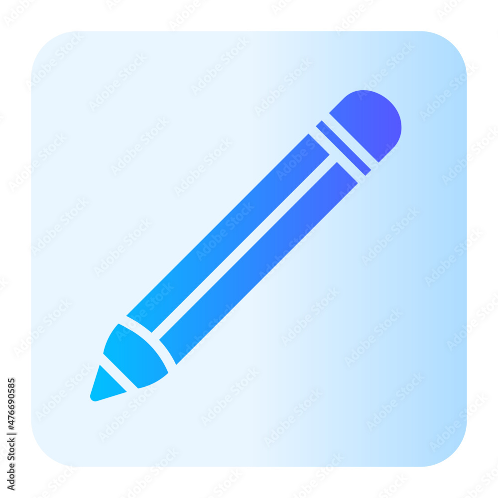 pencil gradient icon pencil gradient icon