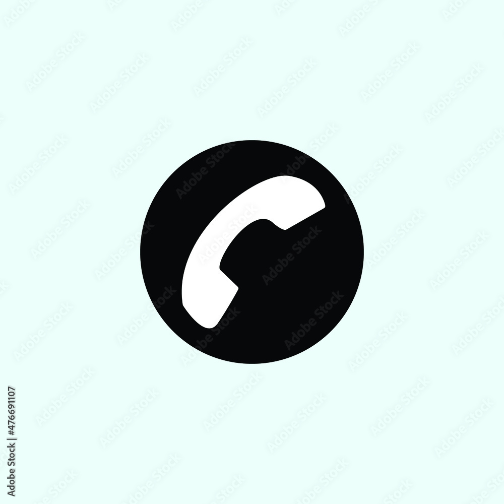 Phone icon vector. Phone glyph icon illustration - Vector Phone icon vector. Phone glyph icon illustration - Vector