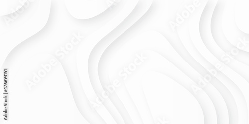 Abstract background with waves. Abstract papercut and multi layer cutout geometric pattern on vector, Abstract soft white background with waves, textured Papercut | background | abstract background|