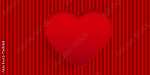 赤　ハート　バレンタイン　背景