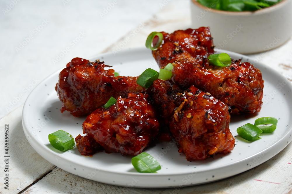 Korean Fried Chicken (Dakgangjeong) Spicy Fried Chicken Korean Fried Chicken (Dakgangjeong) Spicy Fried Chicken