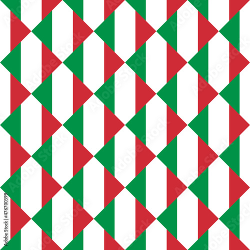 seamless pattern of italy flag. vector illustration. print, book cover, wrapping paper, decoration, banner and etc	