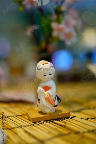 Japanese doll wearing a kimono © Putae
