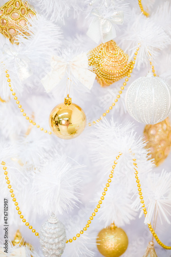 christmas balls and decorations