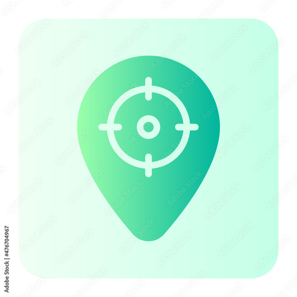 location marker gradient icon