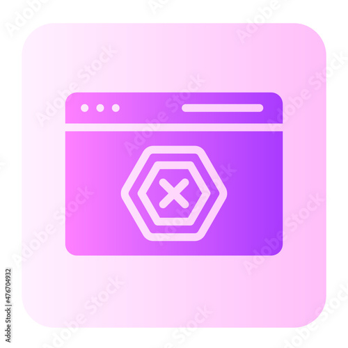 ad blocker gradient icon