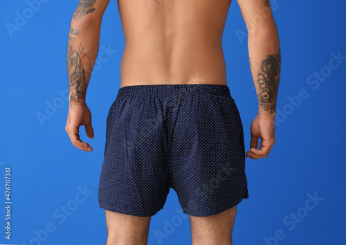 Handsome young man in under...