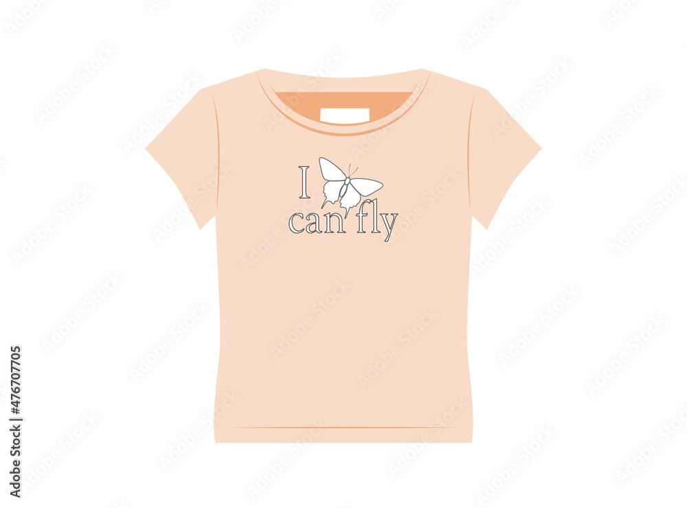 I can fly t-shirt design, vector illustration I can fly t-shirt design, vector illustration