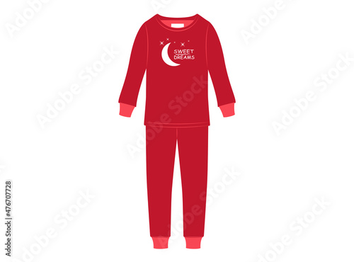 Sweet dreams pajamas design, vector illustration