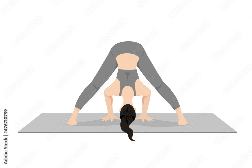 Wide leg stretch yoga deals