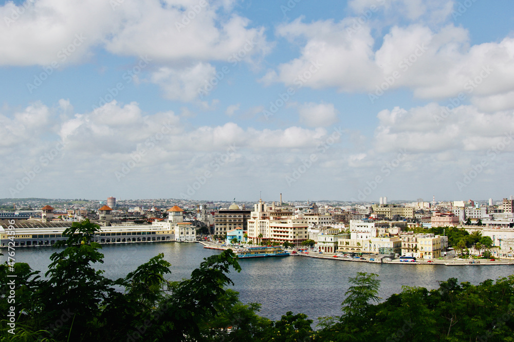 View to the Havana, river and tree