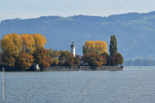 Lindau am Bodensee, Herbst auf der Insel