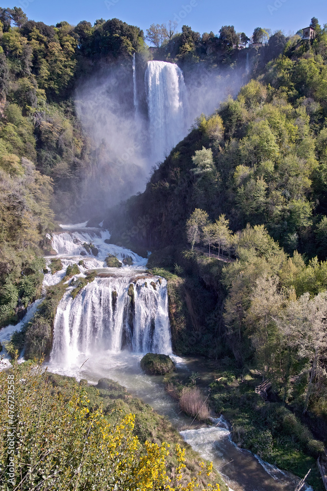 view of marmore falls