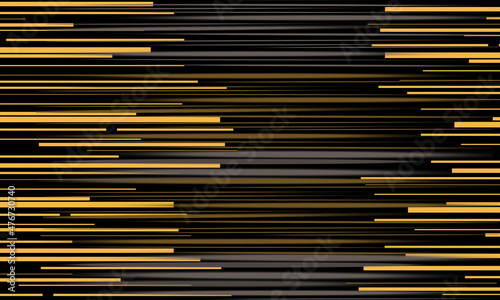 Different yellow and brown lines on a black background