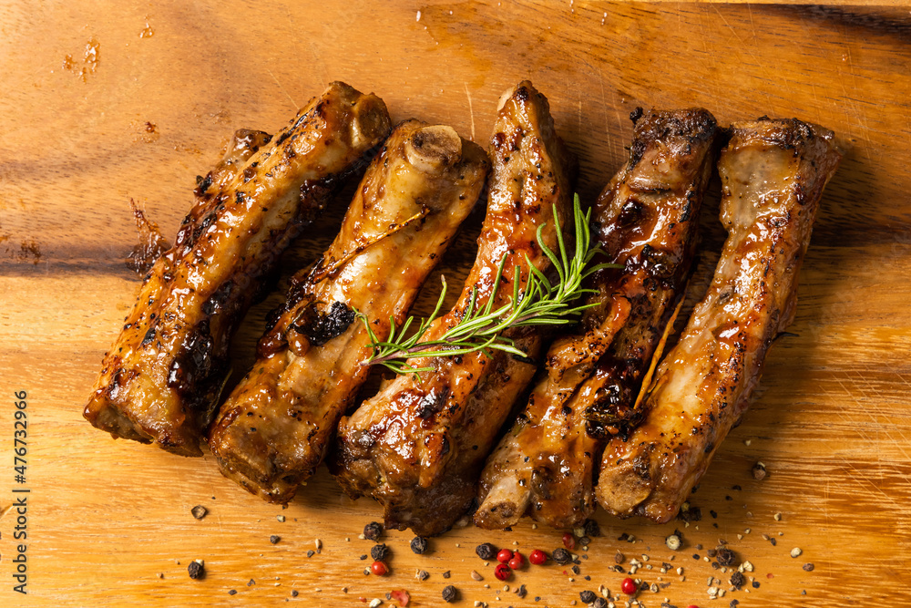リブステーキ American-style sparerib pork steak photo リブステーキ American-style sparerib pork steak photo