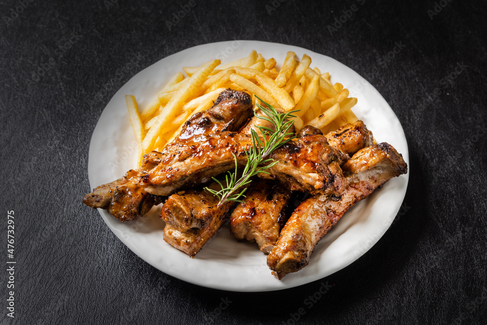 リブステーキ American-style sparerib pork steak photo リブステーキ American-style sparerib pork steak photo