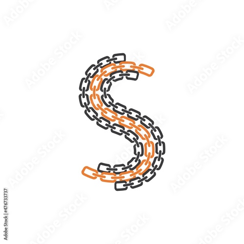 Chain illustration design