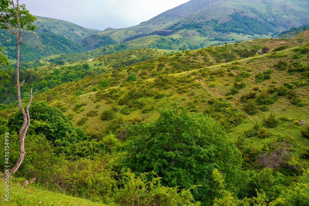 Road of Vasto, in Abruzzo. Mountain landscape at springtime Road of Vasto, in Abruzzo. Mountain landscape at springtime
