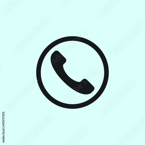 Phone icon vector. Phone glyph icon illustration - Vector