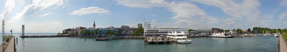 Friedrichshafen am Bodensee, Hafenpanorama