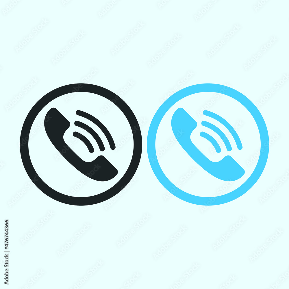 Phone icon vector. Phone glyph icon illustration - Vector Phone icon vector. Phone glyph icon illustration - Vector