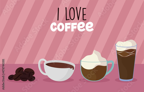 i love coffee banner