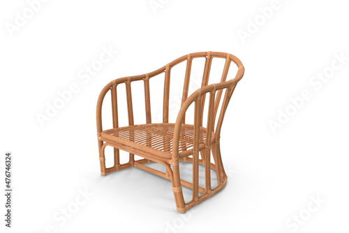 Vintage Rattan Armchair