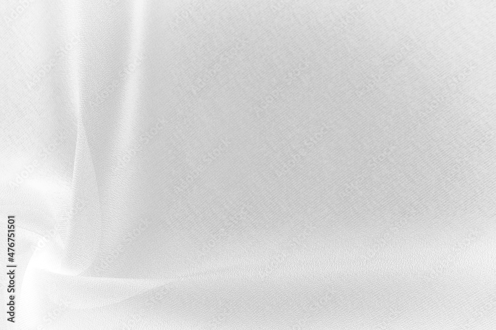Silk white fabric. Snow-silk fabric, lightweight silky and comfortable creates a durable silky drape as well as versatility, making it suitable for a wide variety of design applications