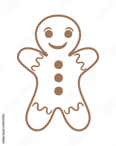 ginger doll cookie