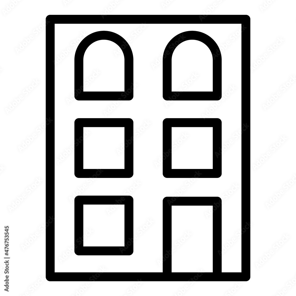 House Flat Icon Isolated On White Background House Flat Icon Isolated On White Background