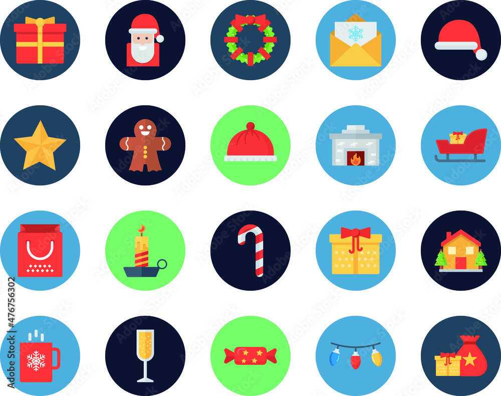 Christmas Xmas Vector icon which is suitable for commercial work and easily modify or edit it

