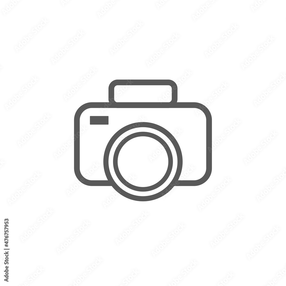 Vector graphic illustration of a simple camera sign. Great for photography designs, photography contest posters, symbols, signs, etc Vector graphic illustration of a simple camera sign. Great for photography designs, photography contest posters, symbols, signs, etc