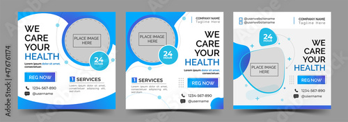 social media healthcare post templete