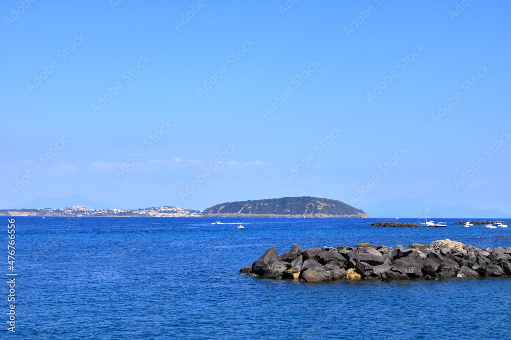 Vivara island near Procida in Italy