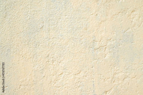 Abstract yellow with blue cement wall texture background