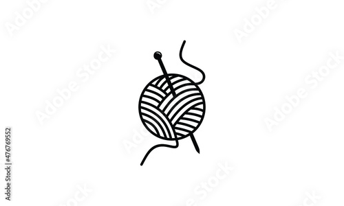 knitting logo eps